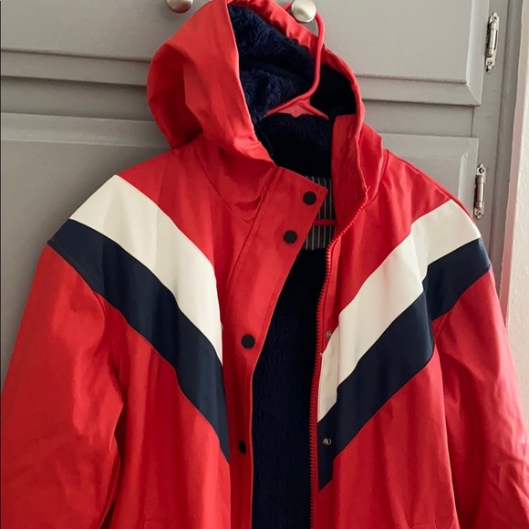 Nasty Gal Raincoat color block - Picture 1 of 5